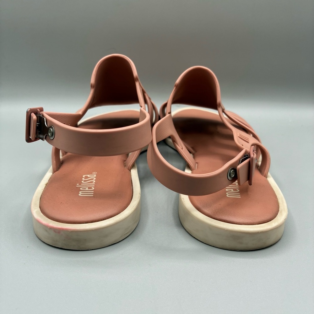 Melissa Boemia Jelly Sandals Women’s 8 Nude Pink Open Toe Slip On - Picture 4 of 9
